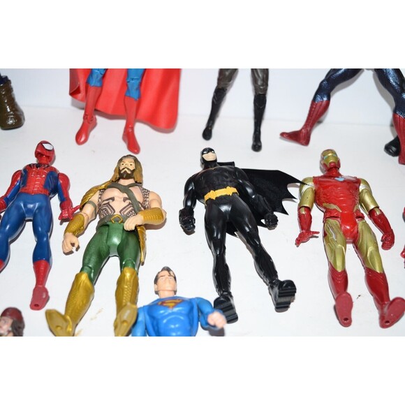 DC Comics Mixed Loose Action Figure Toy Lot Batman Robin Superman avengers - Picture 8 of 16